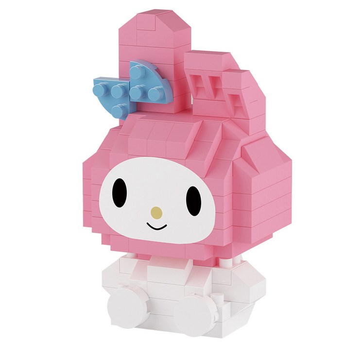 [알꿀밤-나노블럭-리본고양이] YK소형 마이멜로디 산리오