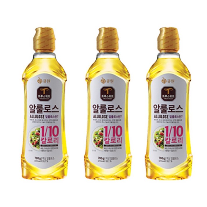 큐원 트루스위트 알룰로스, 700g, 3개