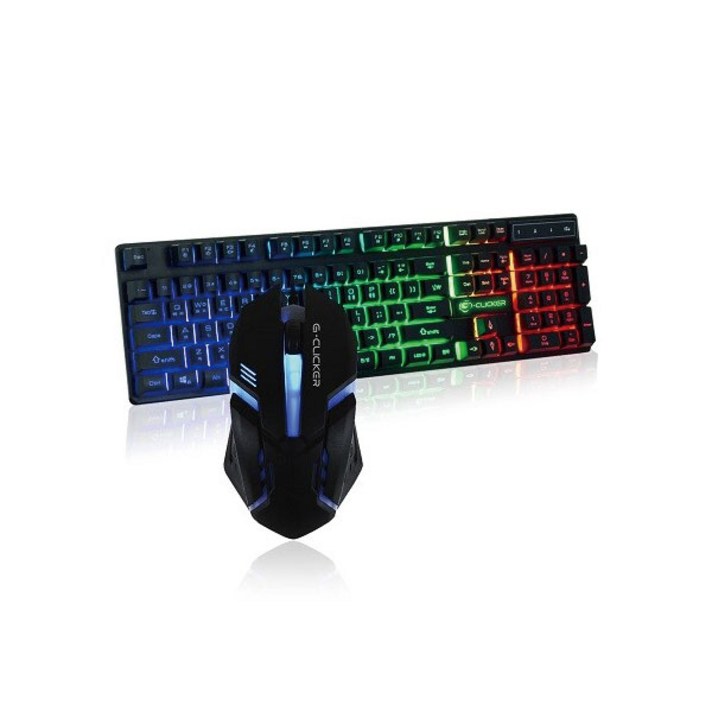 지클릭커 GMK-180 유선 키보드 마우스 세트