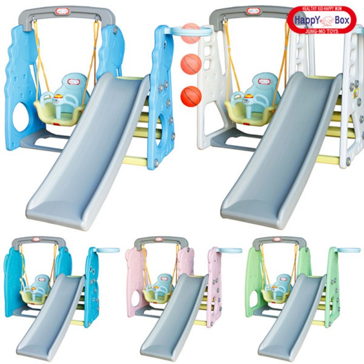 [중모토이] 플러스 NEW미끄럼그네 파크. 곰. 공룡. 코끼리. 기린., 미끄럼틀:2020 코끼리 미끄럼 그네세트