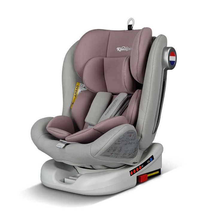 작은 연인 어린이 안전 시트 자동차 용 유아용 좌석 0-12 세 누워 아기 isofix, 연인 파우더 -360° 회전 IS