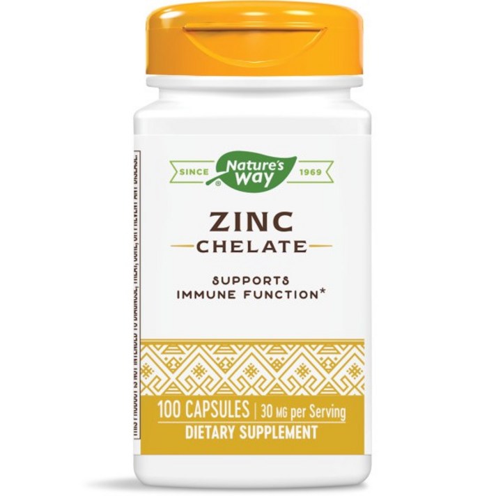 네이쳐스웨이 아연 킬레이트 30mg 캡슐, 100개입, 1개