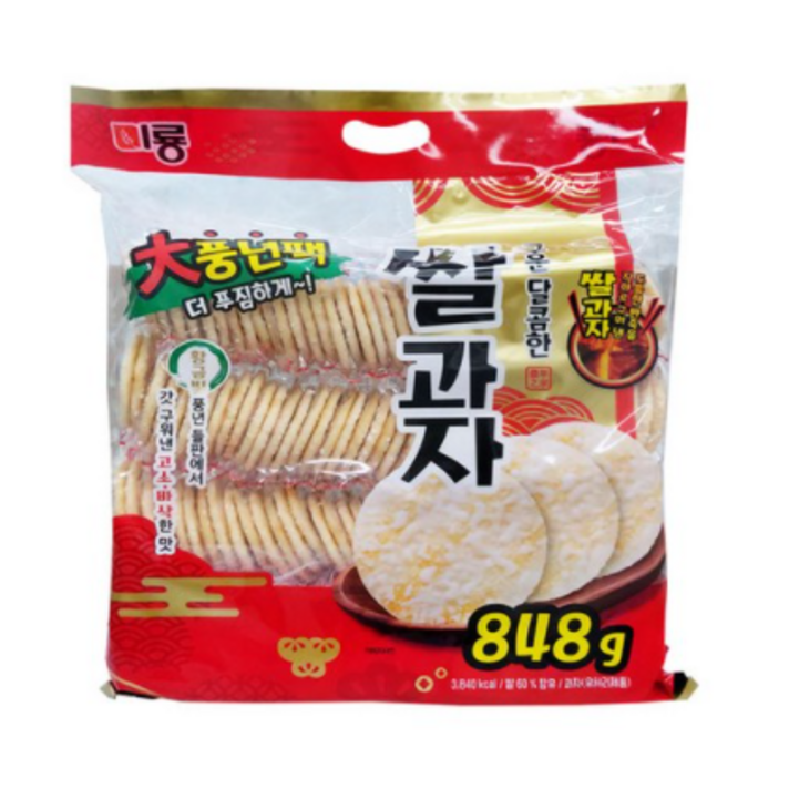 미룡 구운 달콤한 쌀과자, 848g, 6개