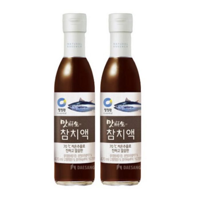 청정원 맛선생 참치액, 470ml, 2개