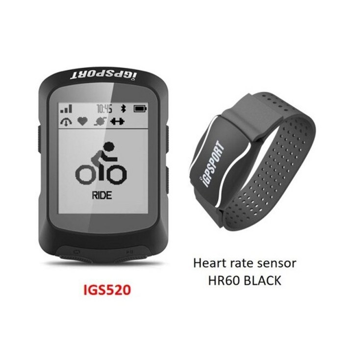 자전거 속도계 컴퓨터 새로운 iGPSPORT IGS520 GPS 심박계 케이던스 1, G