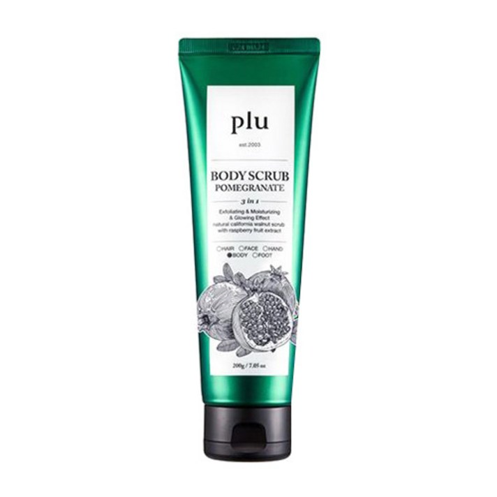 플루 오리지널 바디스크럽 석류향, 200g, 1개