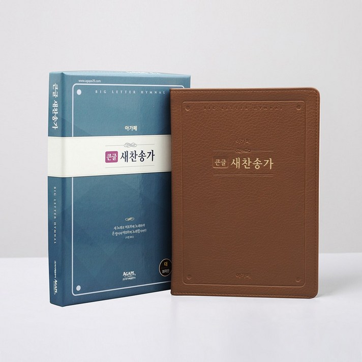  큰글 새찬송가 대 고급 브라운, 아가페출판사 