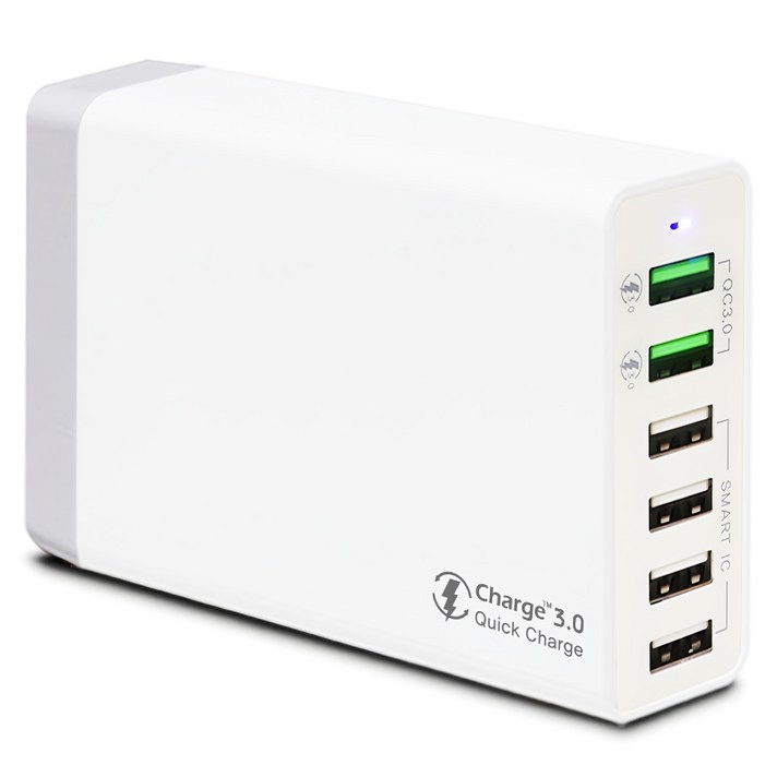 SNAPP 60W 스마트터보 6포트 멀티충전기 SNAPP 60W 스마트터보 6포트 멀티충전기
