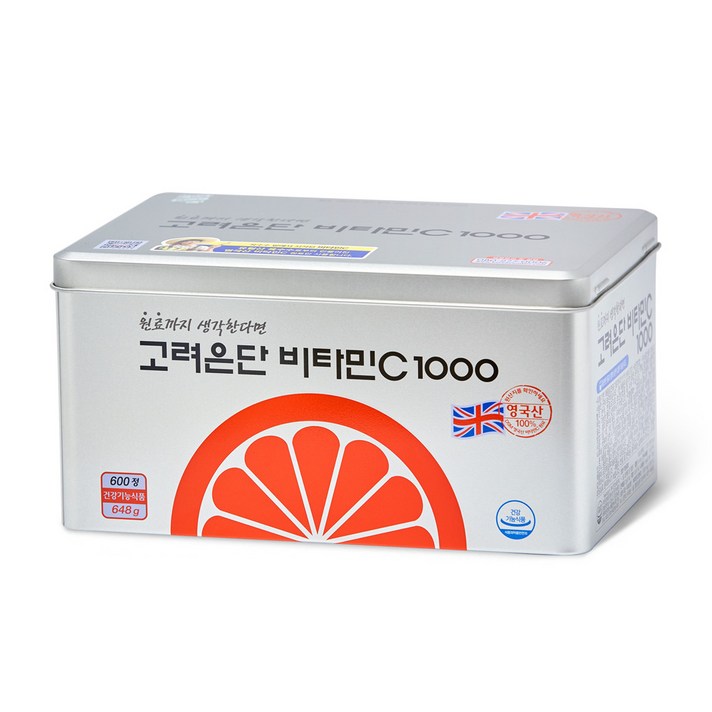 고려은단 비타민C 1000 600정 1박스, 1080mg