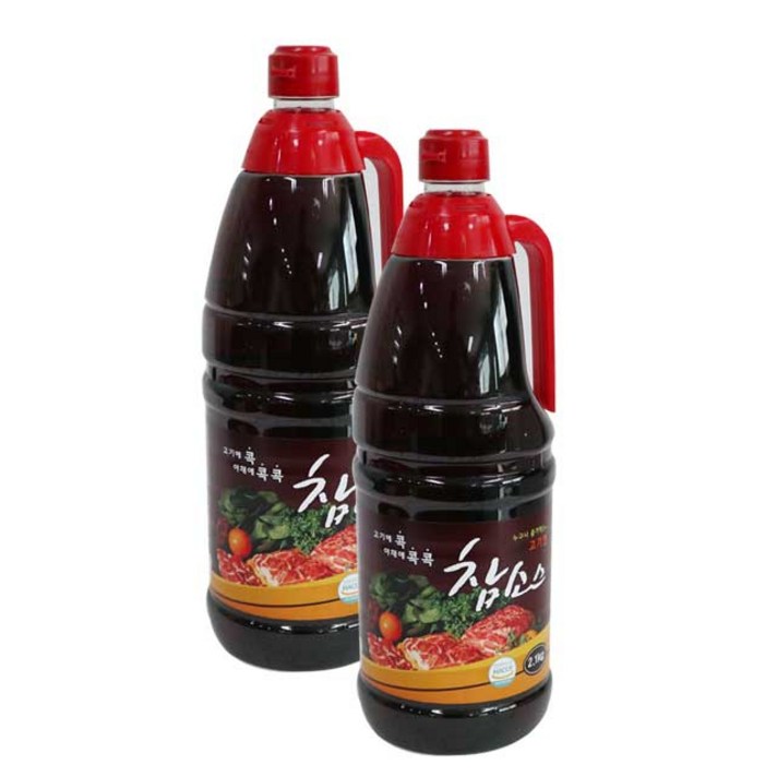 우리식품 고기엔참소스2.1kg 6개 박스 고기에찍어먹는소스, 2kg