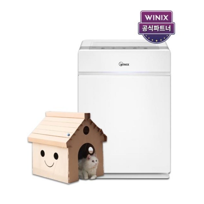 [공식파트너]위닉스 펫 공기청정기 APEE443-HWK (펫전용필터12매포함)