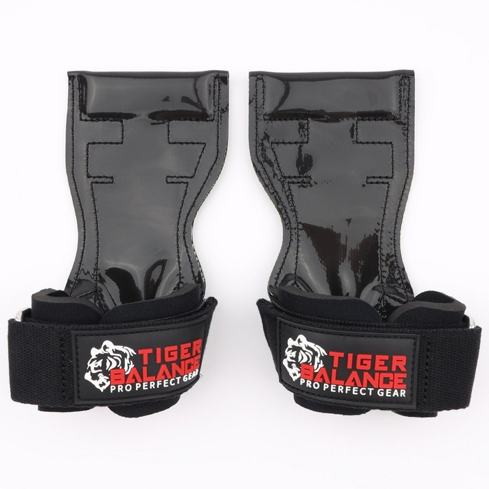 타이거밸런스 헬스그립 헬스스트랩 스트랩, 블랙(로고 블랙)