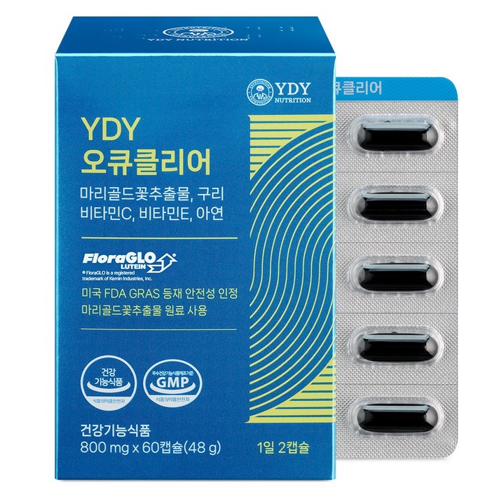 YDY 오큐클리어 루테인 고약사 약들약, 1개, 60정
