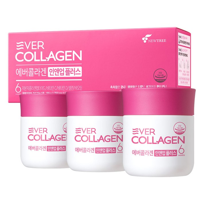 에버콜라겐 인앤업 플러스 6주 3개입 세트, [(750mg*84정)*3개입]