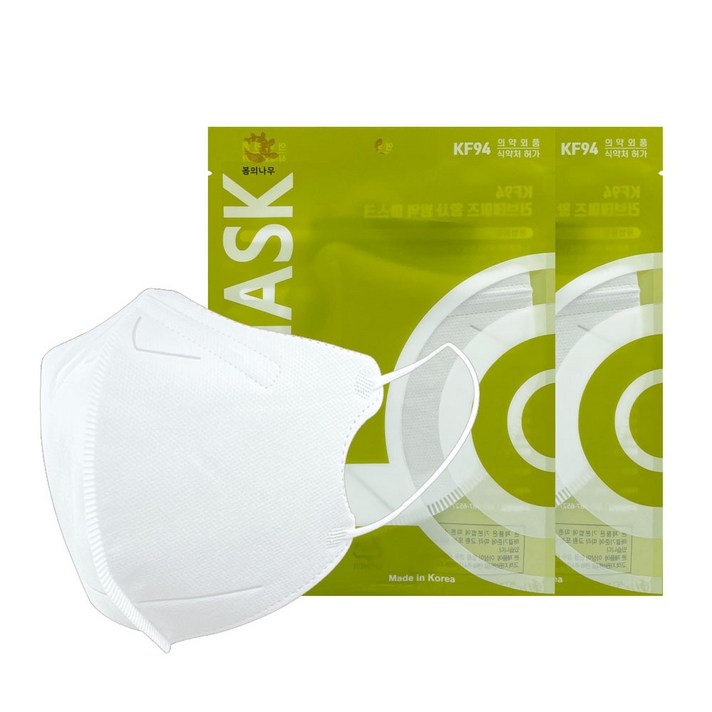 러브데이즈 KF94 새부리형 마스크 화이트 대형 50매, 1매입