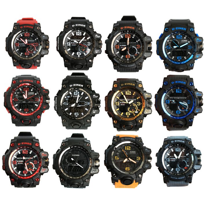 군인방수시계 군대용품 스포츠 전자 알람 등산 카시오 지샥 디자이너 디지털 남자손목 패션 수능 아웃도어 방수