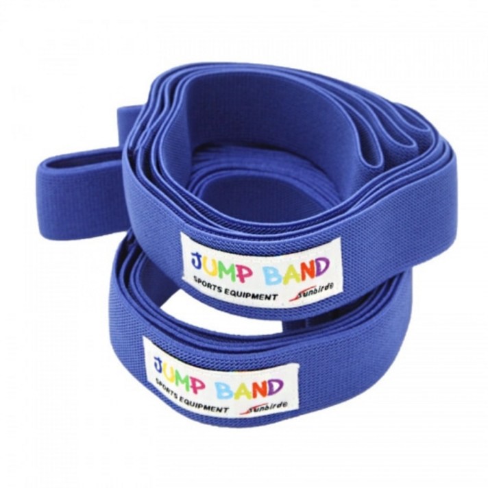 썬버드 점프밴드 JP-10 블루 고탄력 고무 밴드 뉴스포츠 학교 체육 놀이 티니클링 줄넘기