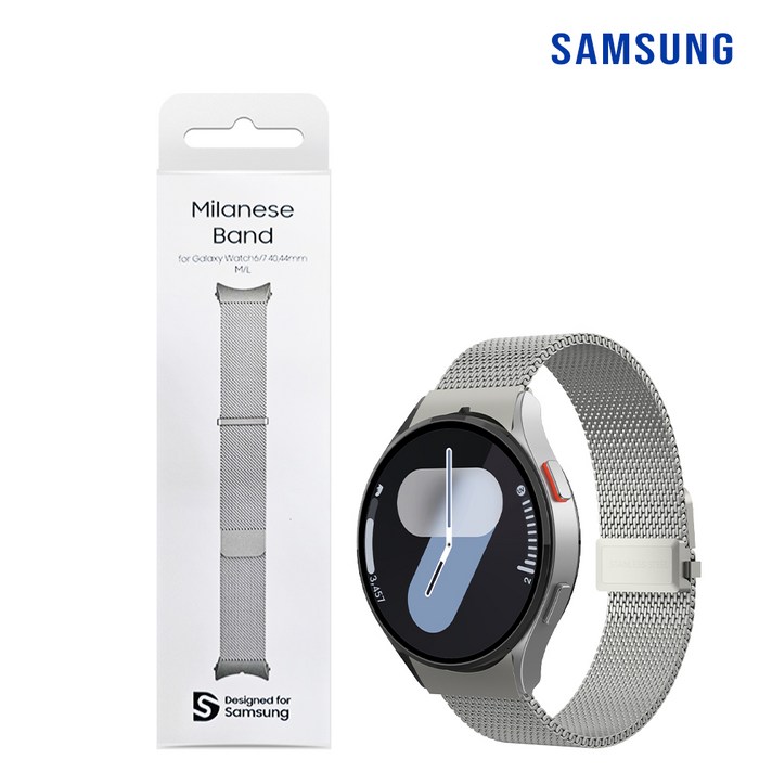 삼성 SMAPP 정품 갤럭시워치7 메탈 밀레니즈 루프 스트랩 40mm 44mm ( 워치6 워치5 워치4 호환 )