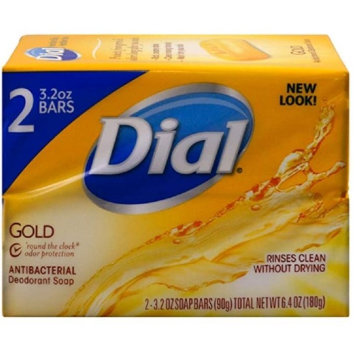 다이알 골드 항균 화장비누/2바/3.2 oz/2 BARS