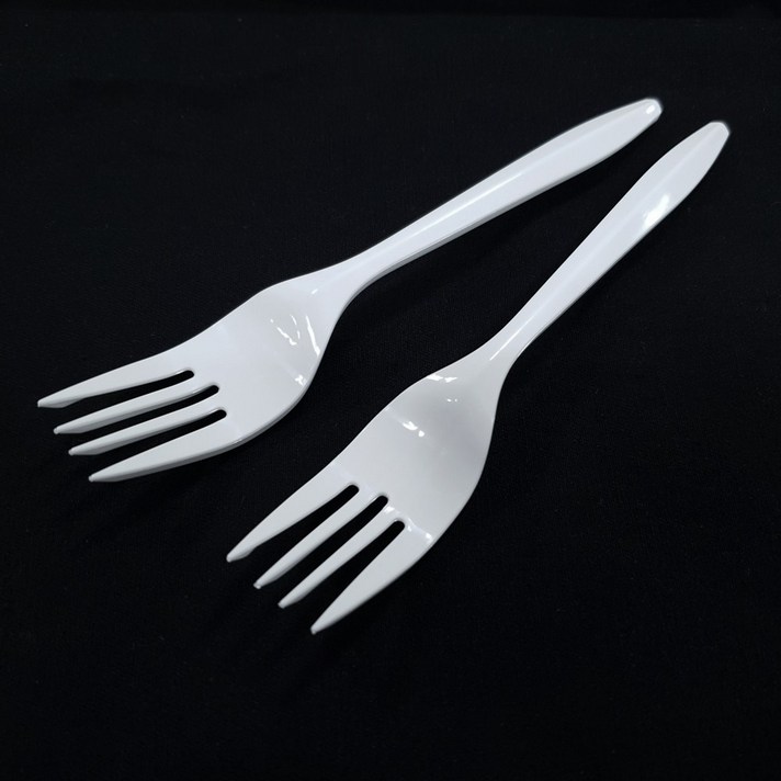 일회용 포크 14.5cm 화이트 벌크포장 1000개1박스, 1개, 1000개입
