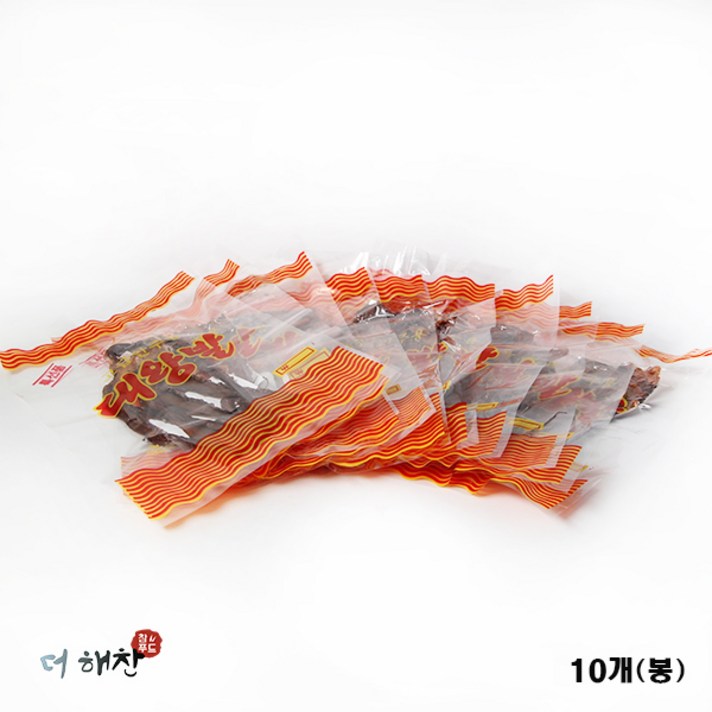 쥐포/마른안주류 [더해찬] 대왕발35gx10개 가문어 망족 오징어다리 오징어발 (10봉)