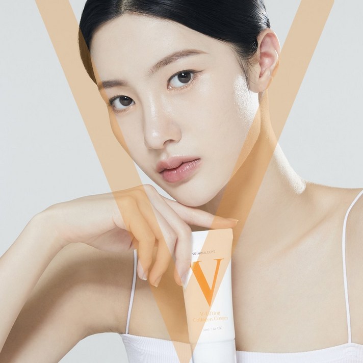 [스킨빌더스] 브이리프팅 콜라겐 크림 턱마사지 주름개선, 1개