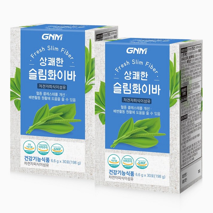 GNM자연의품격 상쾌한 슬림화이바 차전자피 식이섬유, 6.6g, 60개