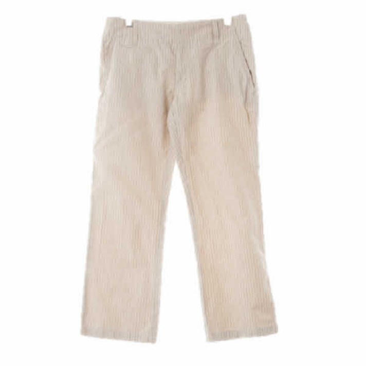 캘빈클라인진 8928 베이지 스트라이프 면 크롭부츠컷팬츠 0