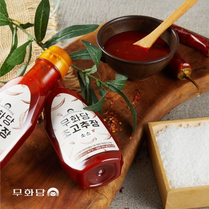 [천삼백케이] [무화당] 알룰로스 저당 초고추장, 단품
