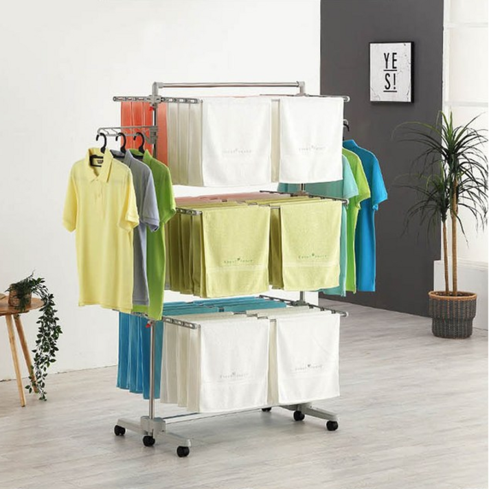 한샘/이동식 빨래 및 이불 건조대/6단 7단, 선택2. 7단+2단이불봉