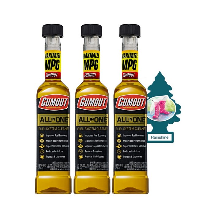 공식 피카몰 정품검아웃 올인원 연료첨가제 296ml 3개  리틀트리 방향제 사은품 1개, 가솔린휘발유