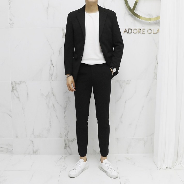 아도르클래식 이지 4컬러 봄 가을 겨울 캐주얼 수트 결혼식 빅사이즈 정장세트