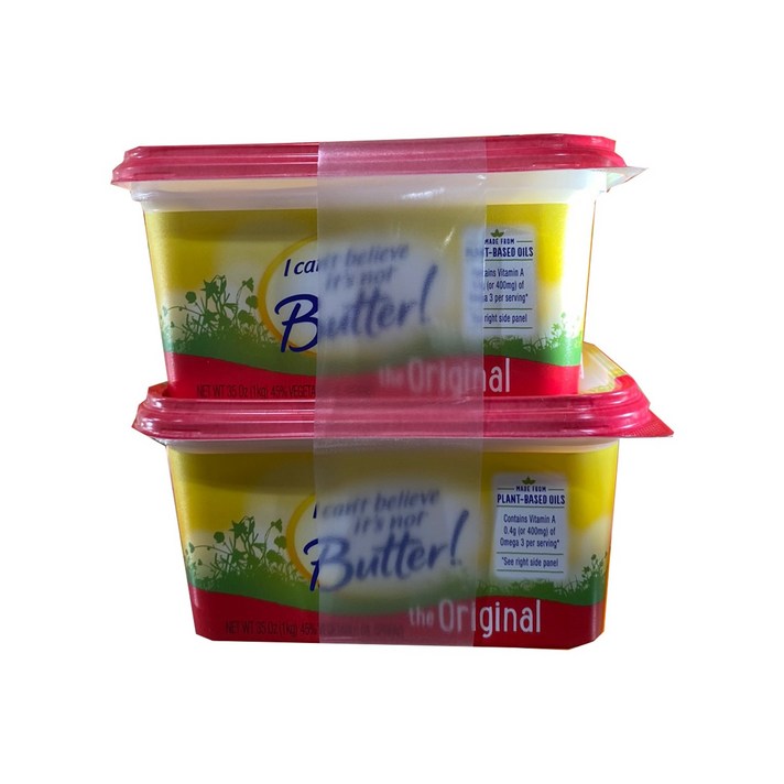 I can't Believe 식물성 마가린 1Kg X 2개(냉장) 코스트코 2개(냉장식품)아이스박스포장