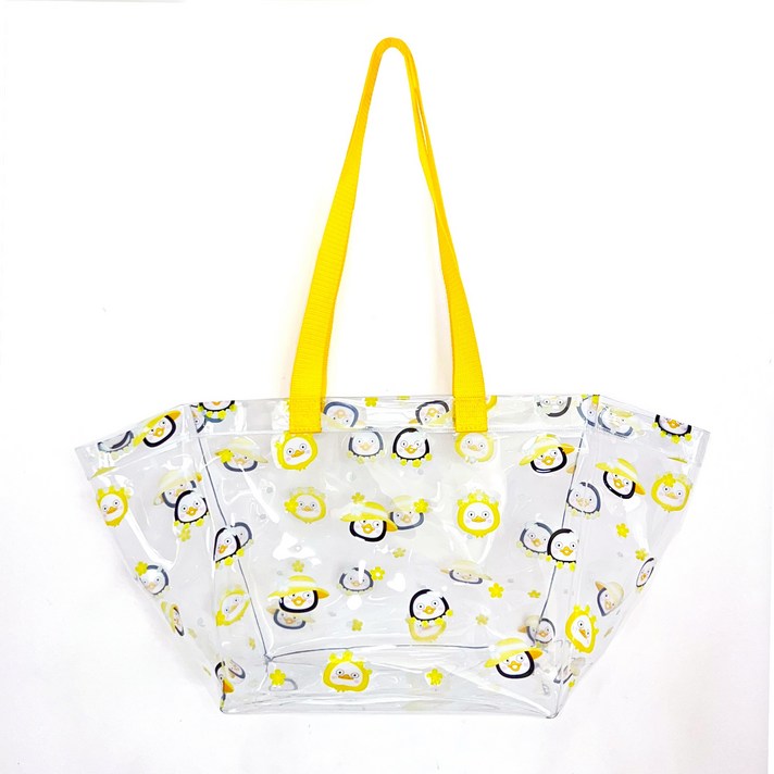 자이언트 펭수 비치백 블루/옐로우, 옐로우, 1개