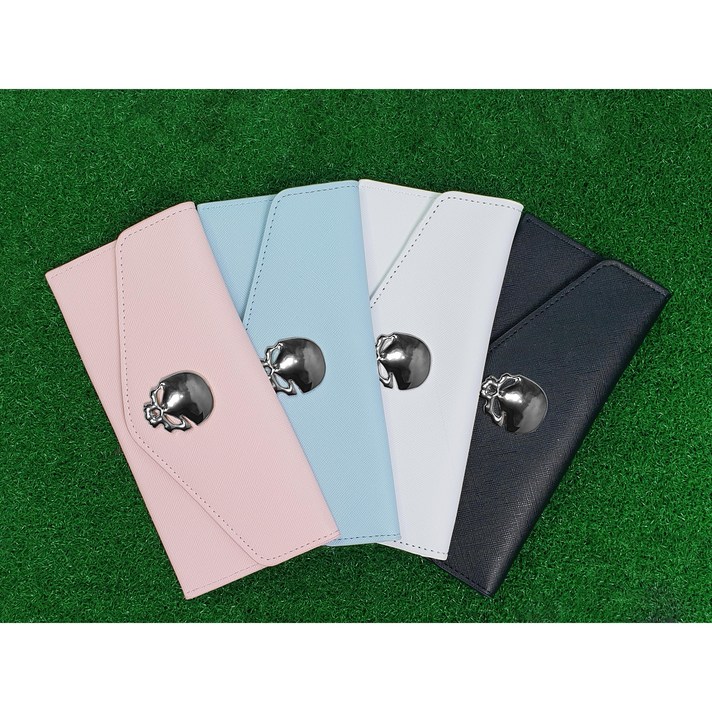  [아이언티샷] 스컬 머니파우치 4컬러 1세트 골프악세사리 내기지갑, 1세트(4컬러) 