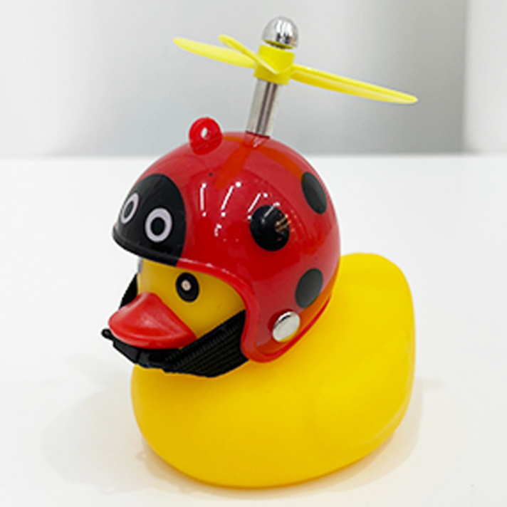 러버덕 풀세트 39종 오리벨 후미등 바이크 자전거 오토바이후미등 헬멧 프로펠러 어린이집 유치원 생일답례품, 35.무당벌레덕