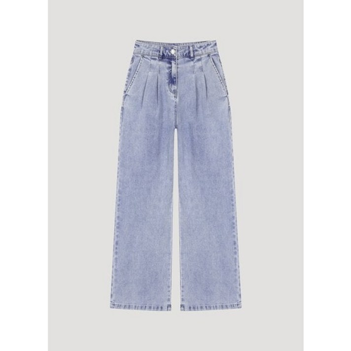 쉬즈미스 워시드 투턱 와이드 데님 팬츠 SSMSLO22100 백화점 아울렛 한정수량 3688621