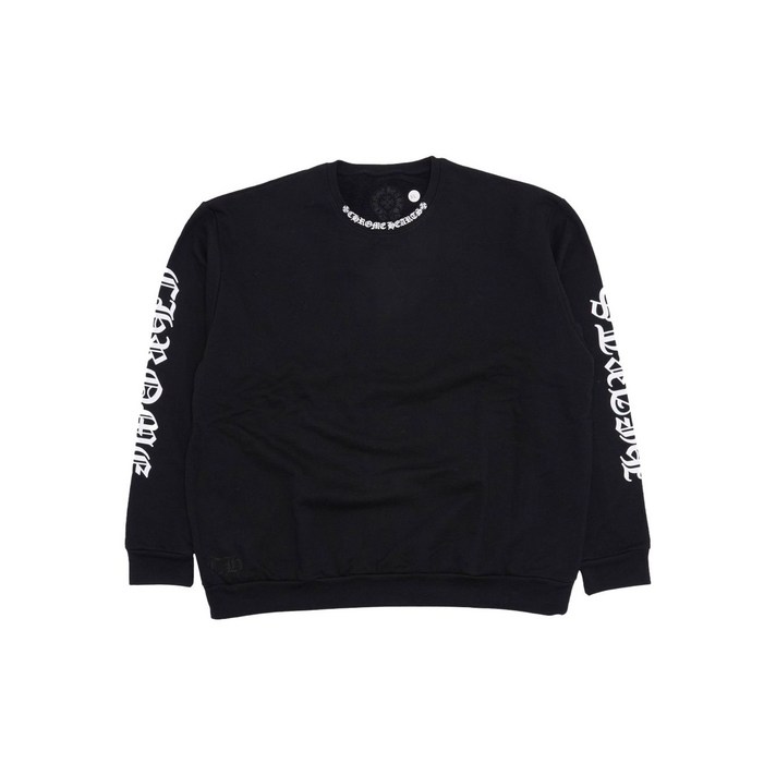 크롬하츠 넥 로고 긴소매 스웨트셔츠