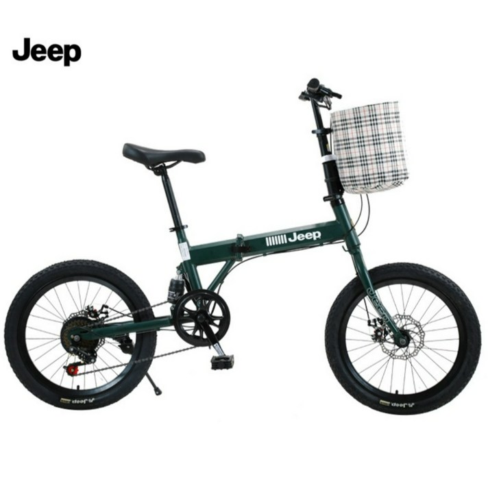 Jeep 접이식 자전거, 20인치 폴딩바이크, 자동차 트렁크에 실을 수 있으며, 남녀 공용, 성인 통근,, 변속 자전거 Jeep 접이식 자전거, 20인치 폴딩바이크, 자동차 트렁크에 실을 수 있으며, 남녀 공용, 성인 통근,, 변속 자전거