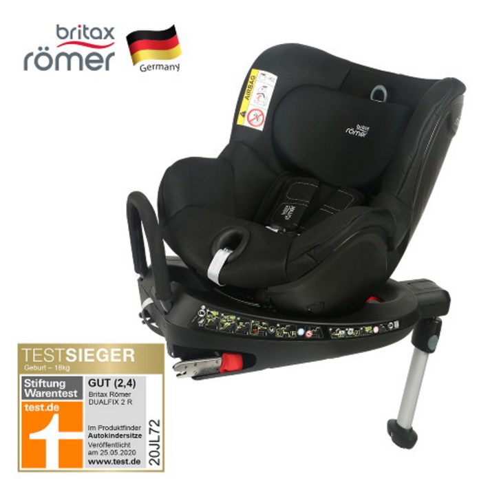 [브라이텍스]듀얼픽스2_블랙_회전형카시트[ISOFIX]