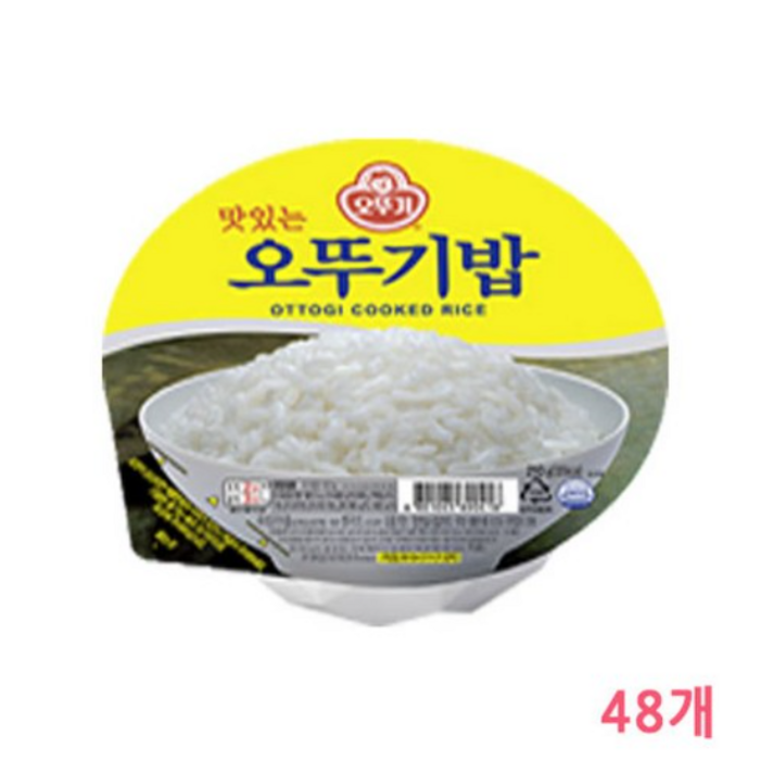 오뚜기 맛있는 오뚜기밥, 210g, 48개