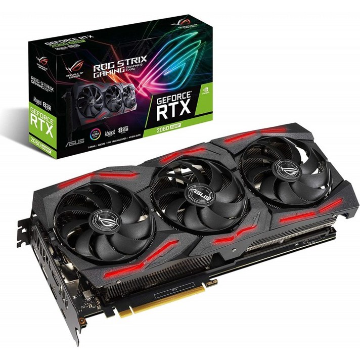 ASUS ROG STRIX GeForce RTX 2060 SUPER Advanced Overclocked 8G GDDR6 HDMI DisplayPort USB Type-C Gam, 상세 설명 참조0