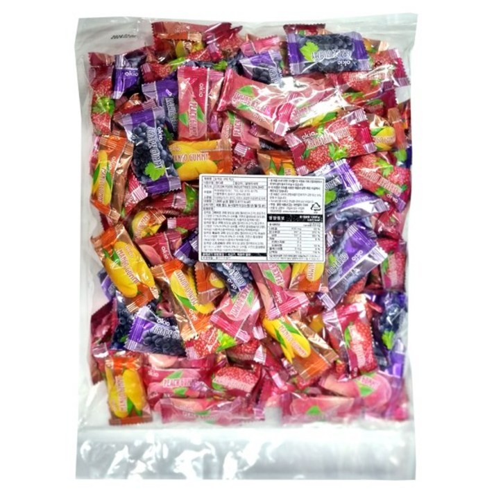 
                                                        코쿤 오키오 버라이어티 구미 젤리, 1kg, 1개
                                                    