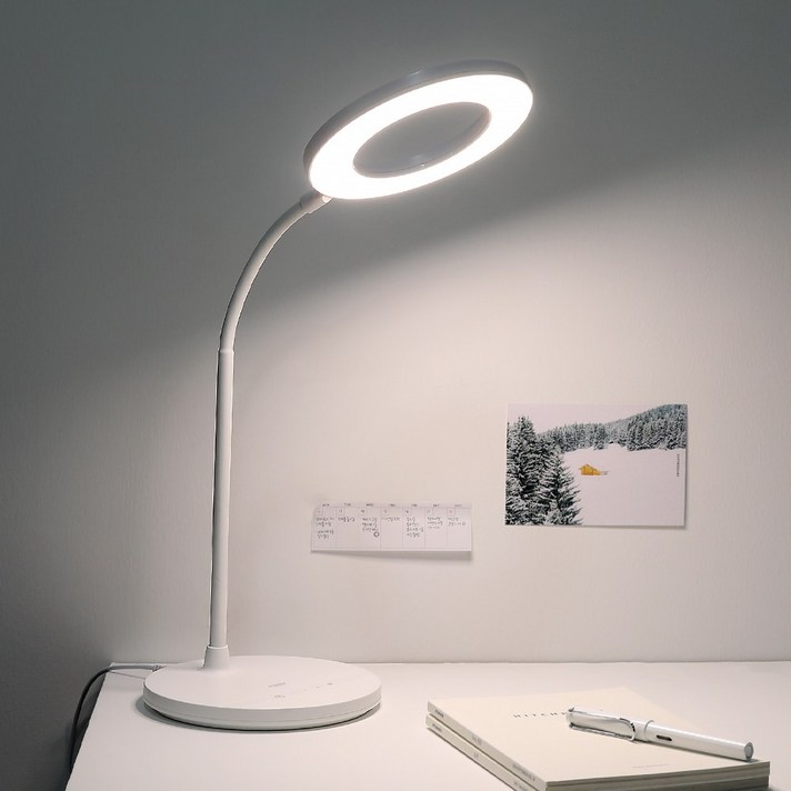  무아스 풀문 LED 스탠드 MLL2 L, 혼합색상 