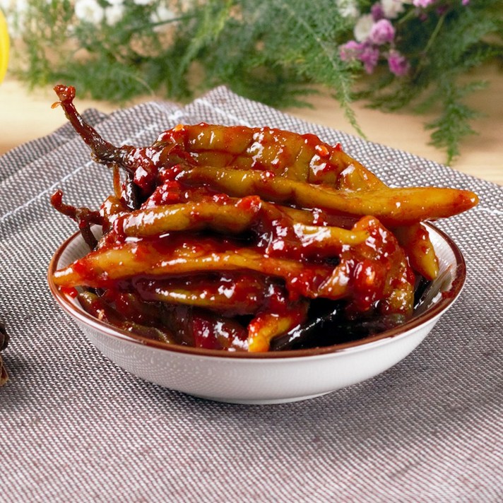  강경재성젓갈 고추무침 장아찌 국내가공, 800g, 1개 