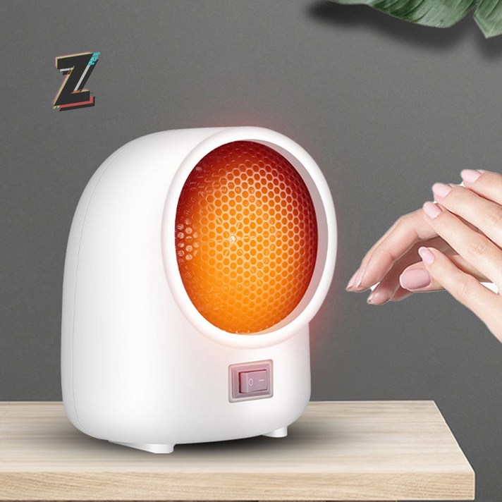 [ZL] 새로운 따뜻한 송풍기 빠른 히터 팬 기계적으로 컴팩트한 편리한 히터 미니 홈 데스크탑 히터 Silense USB 전기 히터, 핑크색