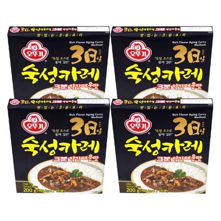 SN X yeap + 49870갆쯆첵 3분 200g 4개 오뚜기 x 약간매운맛 숙성카레