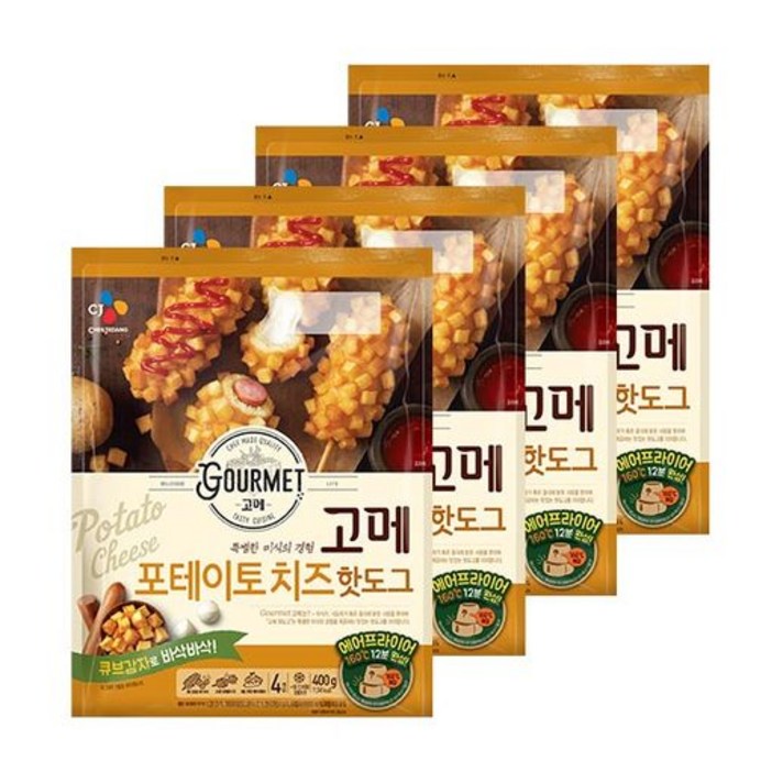 고메 포테이토치즈핫도그 (100gx4개 400g), 1개, 310g