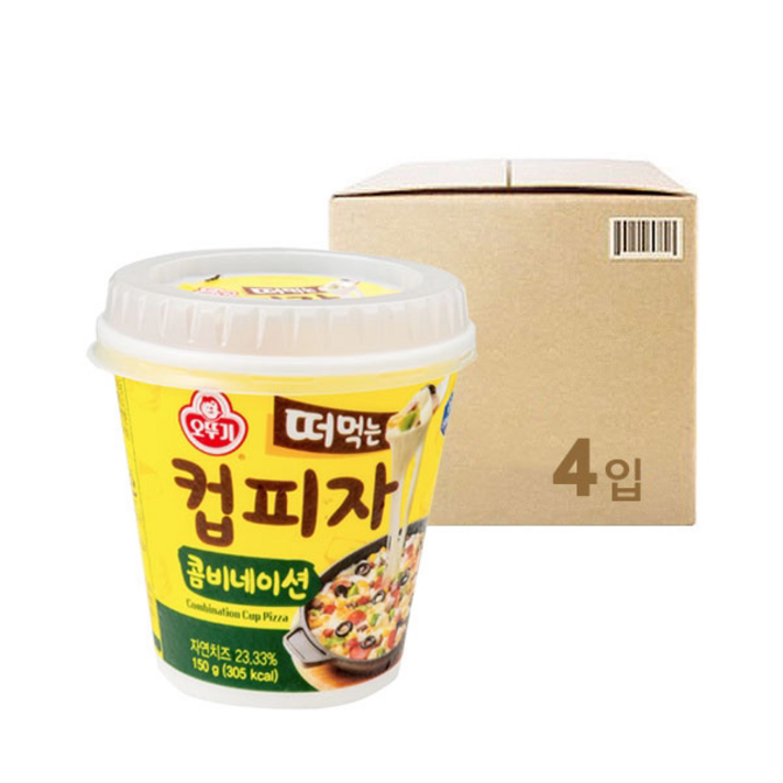 [오뚜기] 떠먹는 컵피자 콤비네이션 (150g x 4개)
