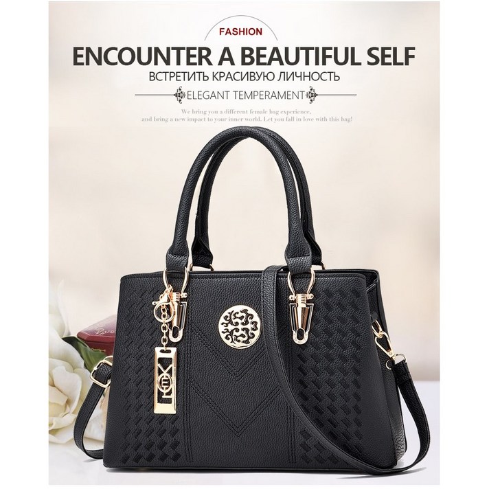 여성용 진짜 가죽 핸드백 2023 럭셔리 핸드백 지갑 패션 숄더백 100%